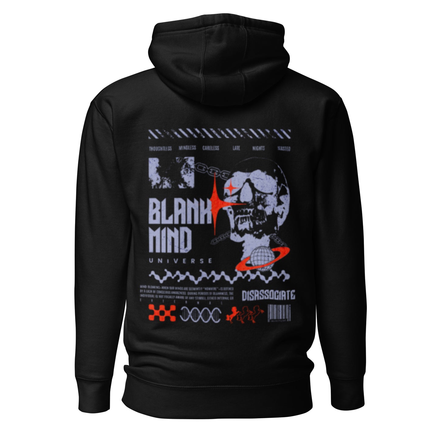 Blank Mind Graphic Hoodie