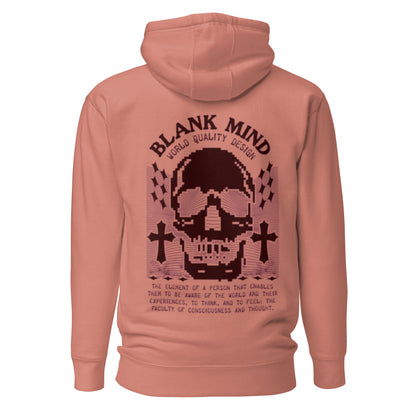 Pixelated Blank Mind Hoodie