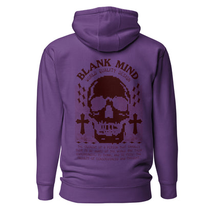 Pixelated Blank Mind Hoodie