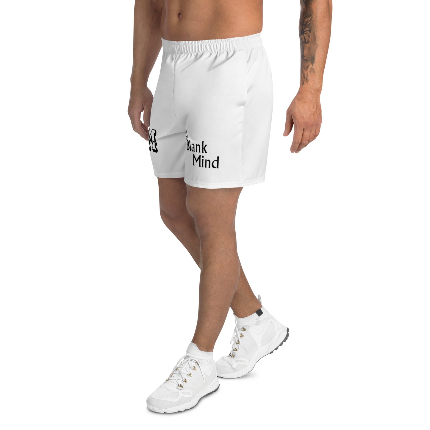 Blank Mind Crown Shorts White