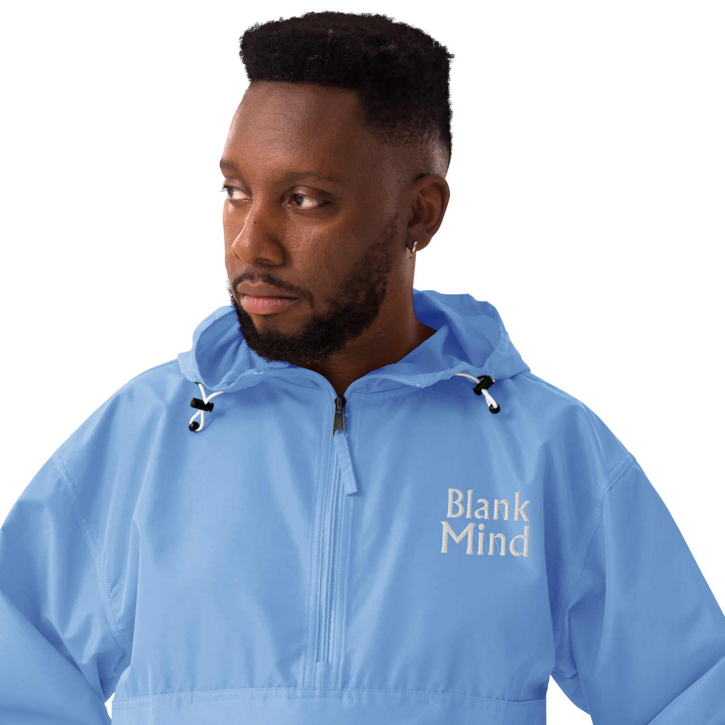 Blank Mind Embroidered Champion Packable Jacket