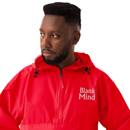 Blank Mind Embroidered Champion Packable Jacket