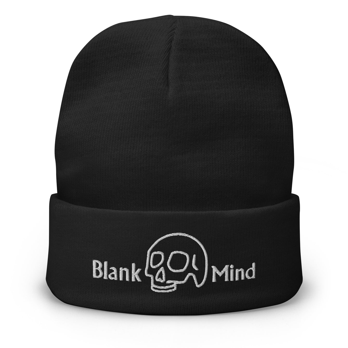 Blank Mind Embroidered Beanie