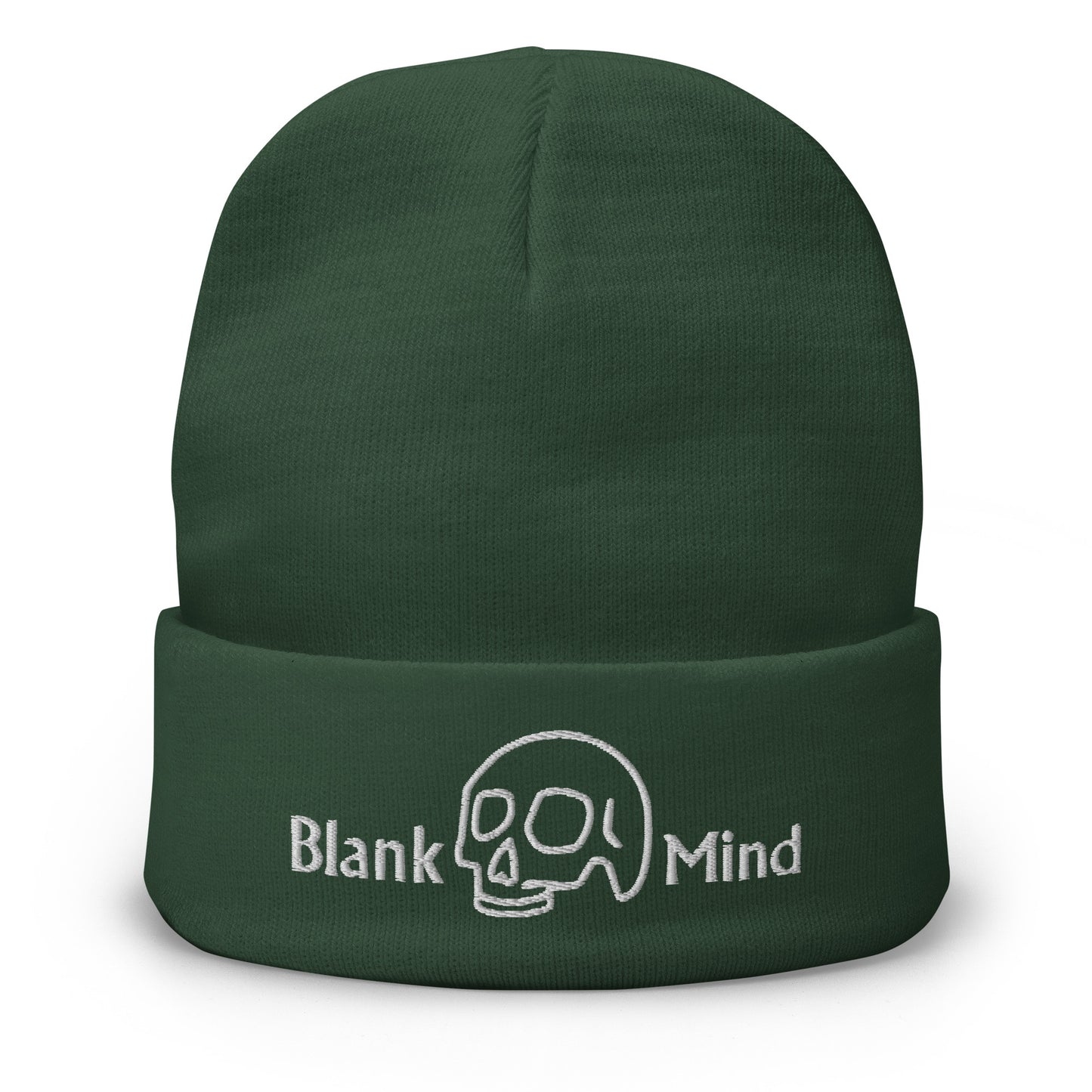 Blank Mind Embroidered Beanie