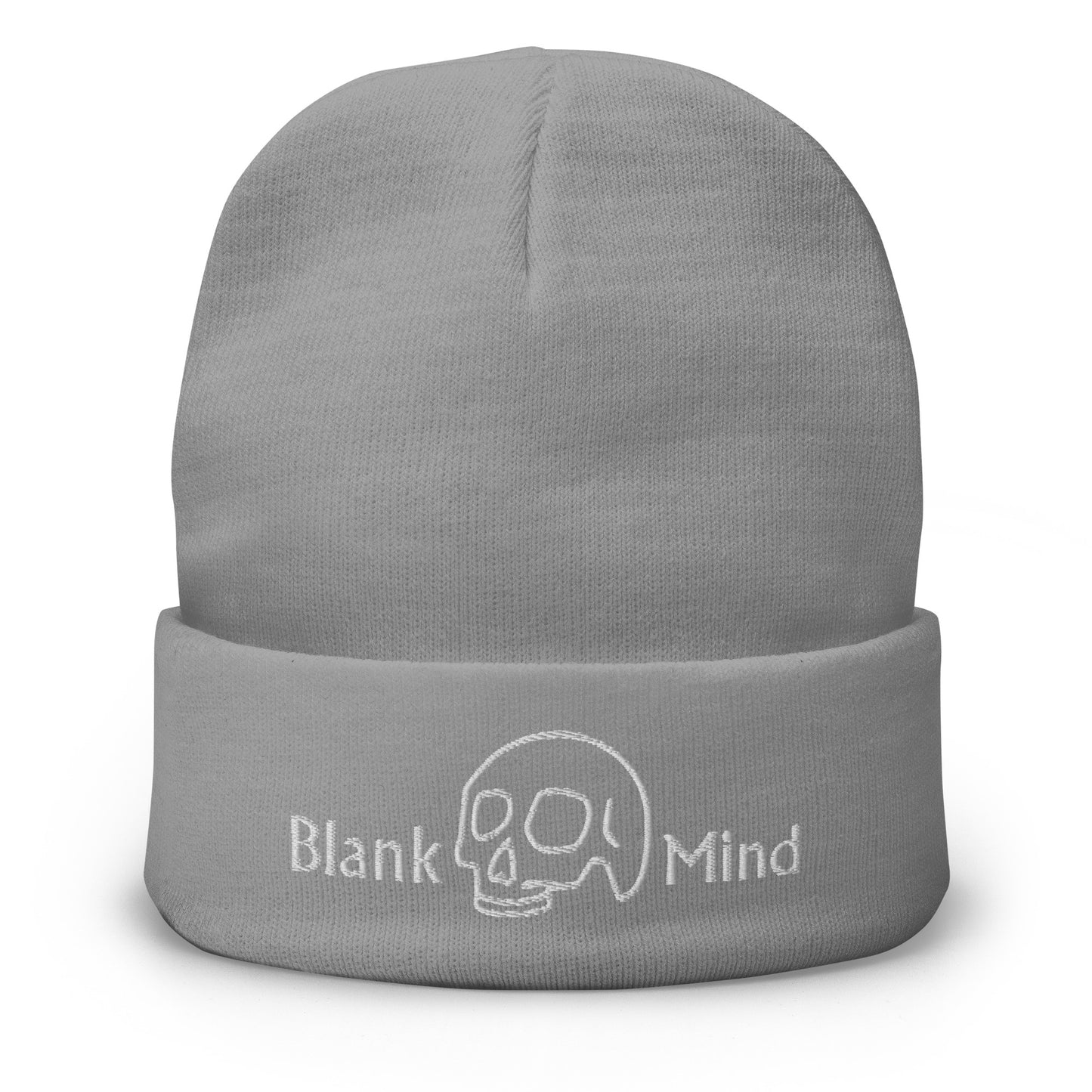 Blank Mind Embroidered Beanie