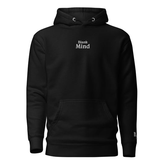 Embroidered Blank Mind Hoodie