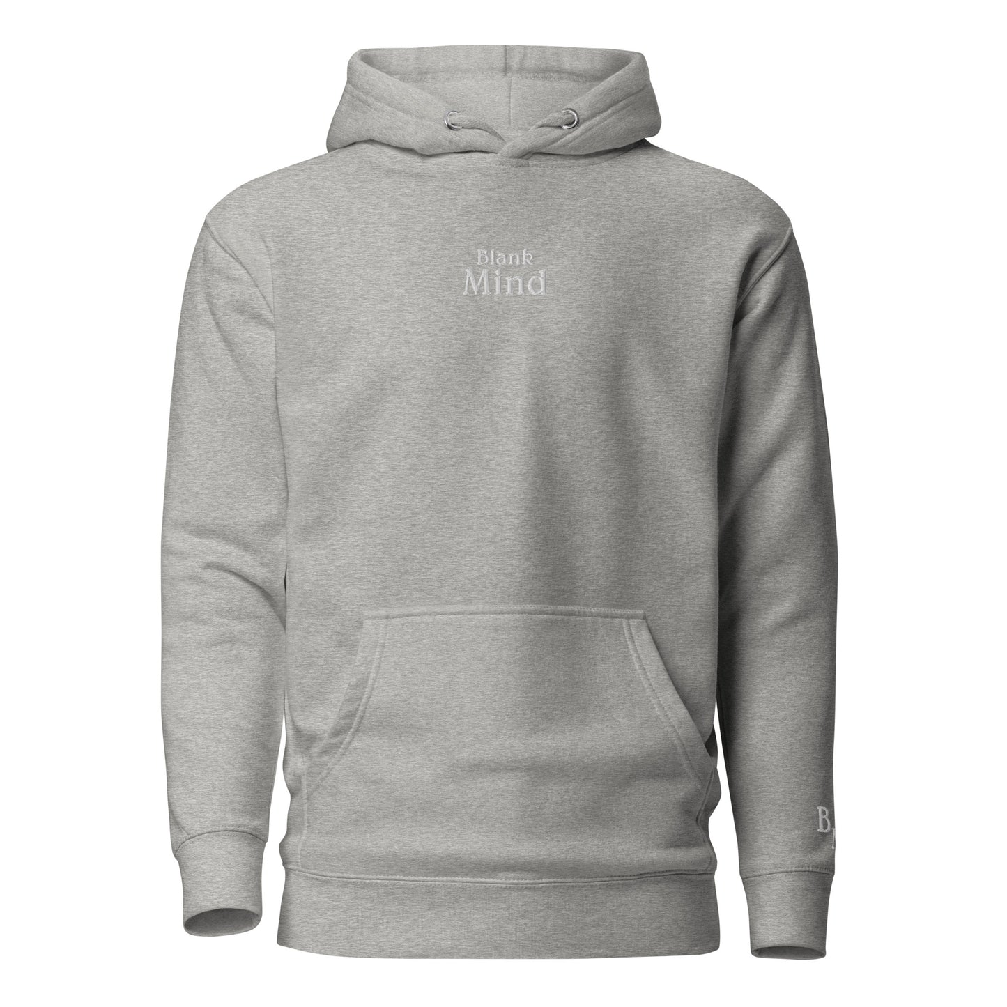 Embroidered Blank Mind Hoodie